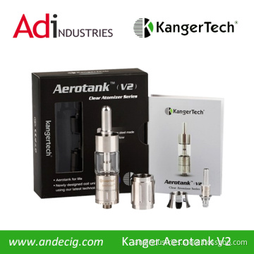 Kanger Aerotank V2 with Upgraded Dual Coil, Airflow Control V2 2014 New Atomizer